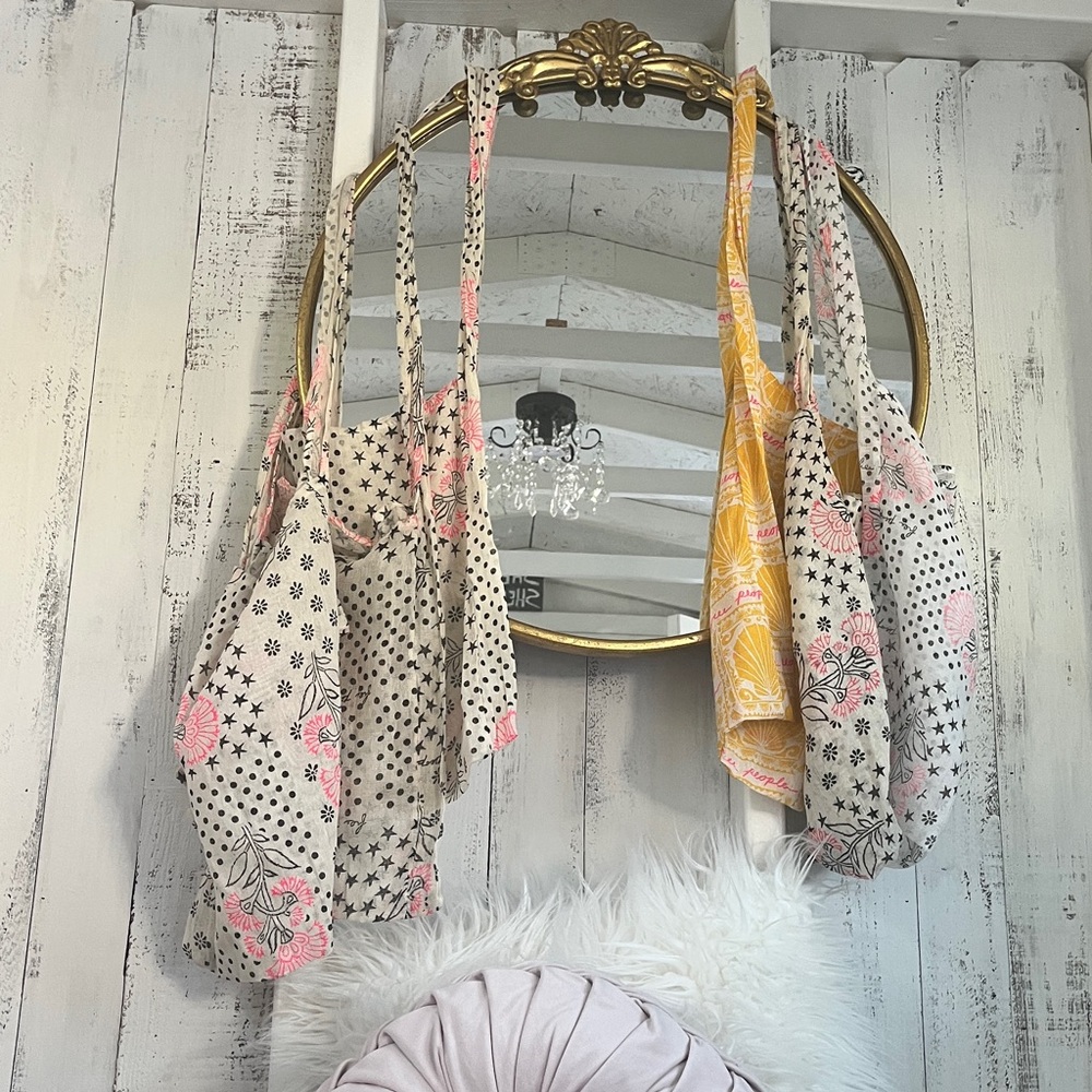 6 FREE PEOPLE Totes- $55 for all or $10 each